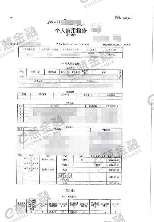 信用报告 